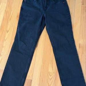 Abercrombie & Fitch Dark Blue Women's Straight Leg Jeans